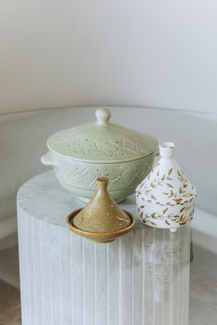 Hand-painted Moroccan cups